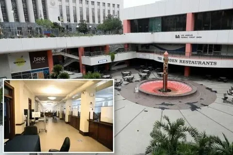 LA City Hall vắng bóng nhân viên ngày thứ Sáu, khu thương mại đối diện rơi vào cảnh đìu hiu